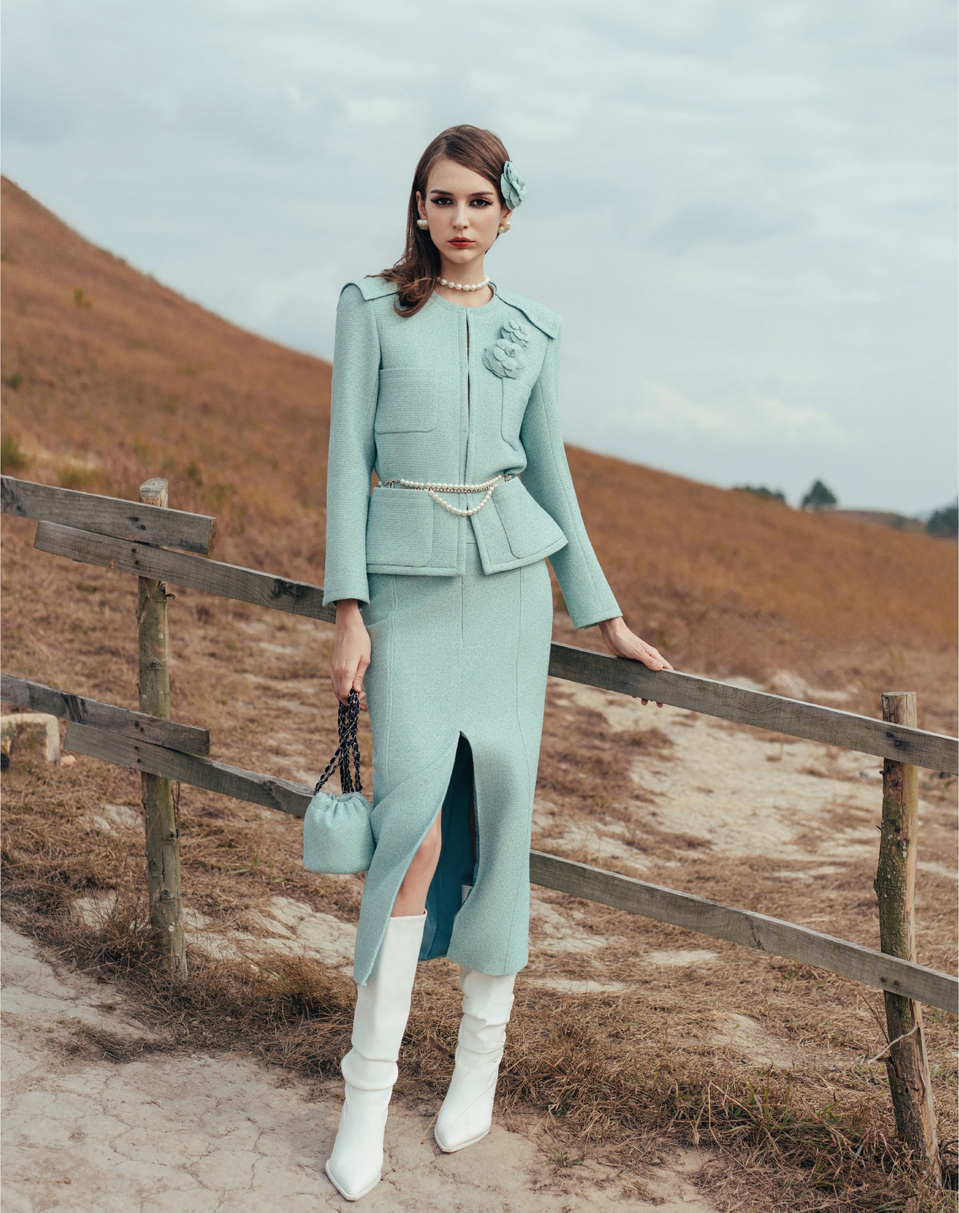 Sladěný outfit, vrchol zimního stylu - Foto 4. Set đồ đồng bộ, điểm nhấn cho phong cách mùa đông- Ảnh 4.