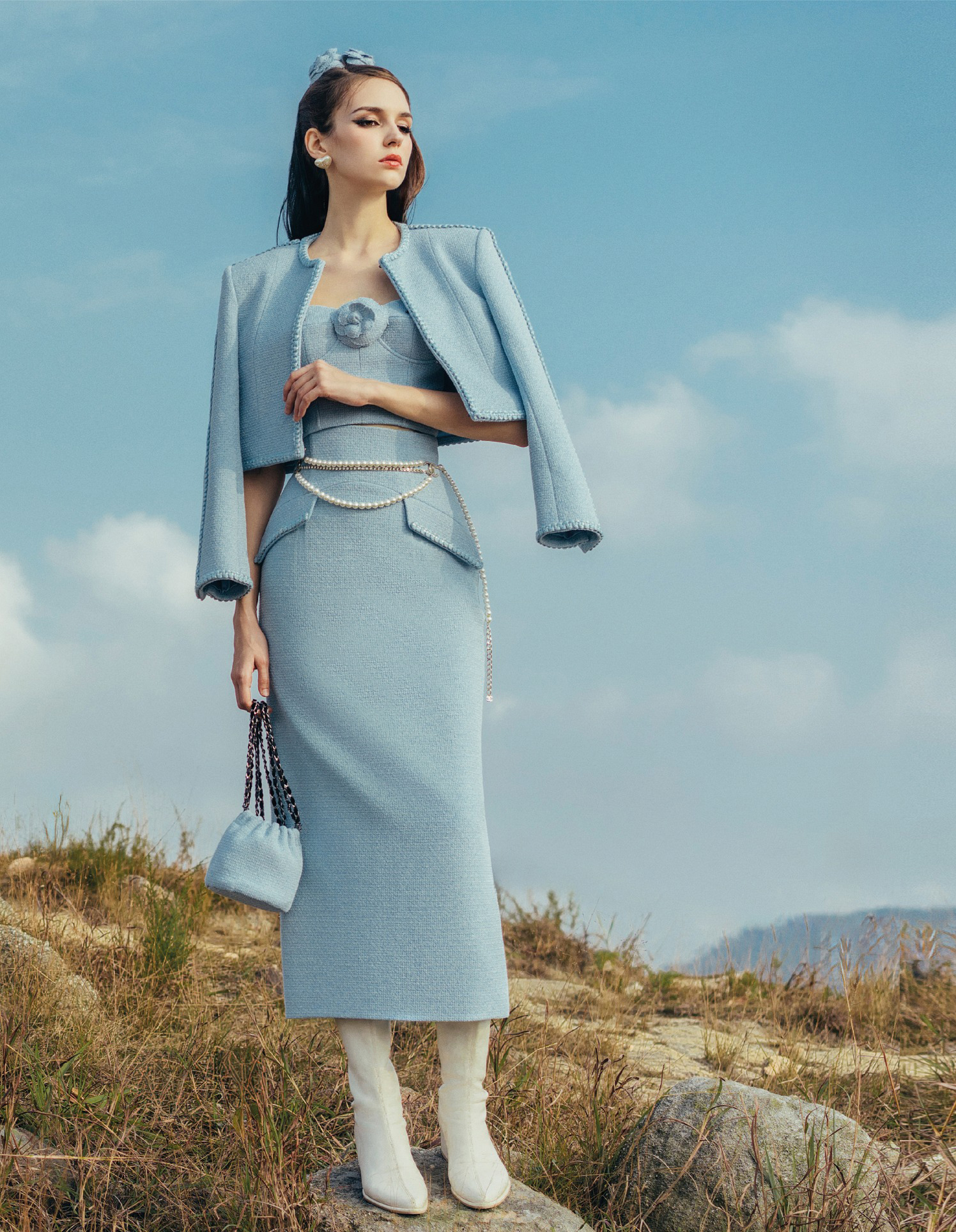 Sladěný outfit, vrchol zimního stylu - Foto 3. Set đồ đồng bộ, điểm nhấn cho phong cách mùa đông- Ảnh 3.