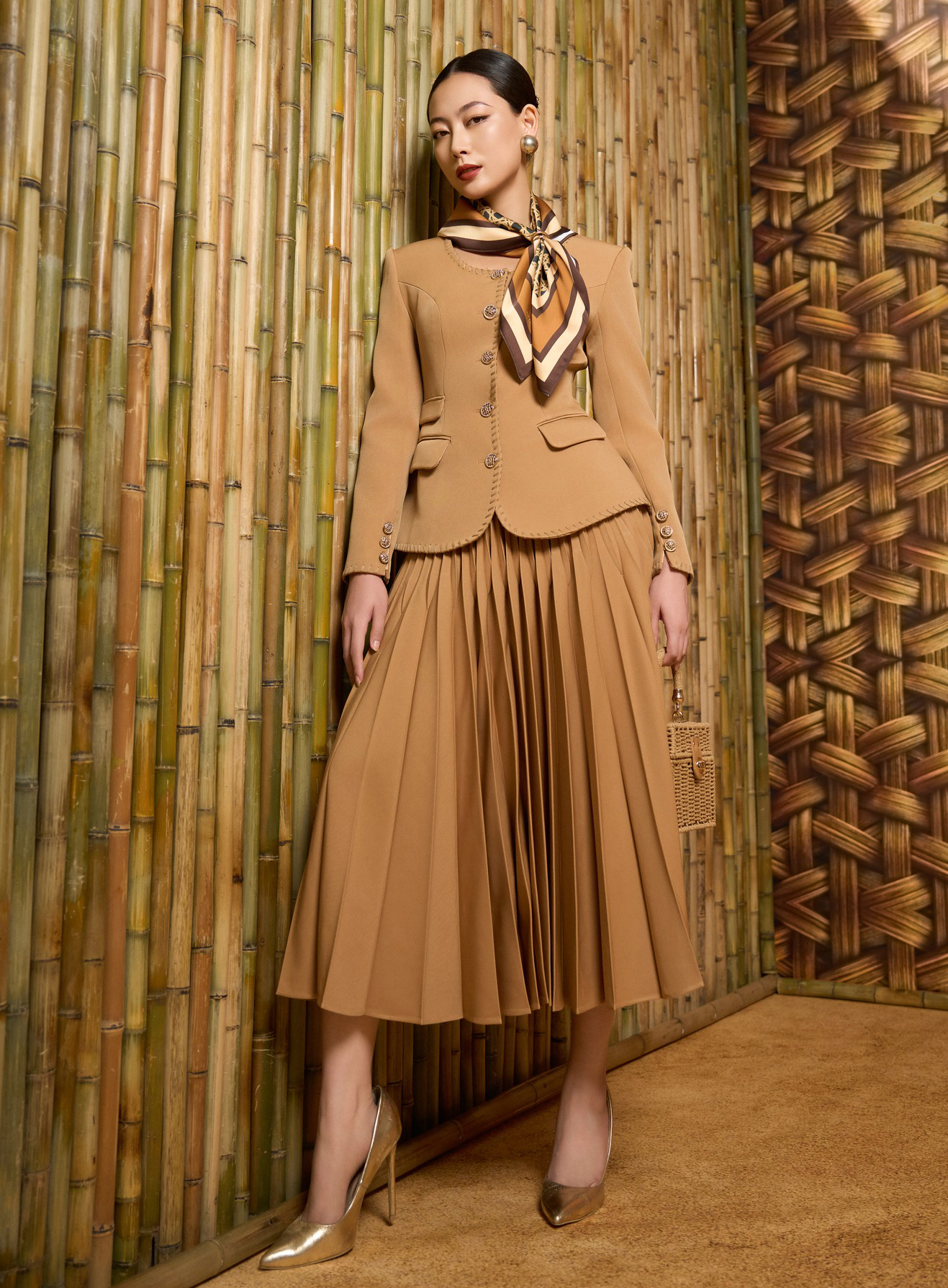 Sladěný outfit, vrchol zimního stylu - Foto 7. Set đồ đồng bộ, điểm nhấn cho phong cách mùa đông- Ảnh 7.