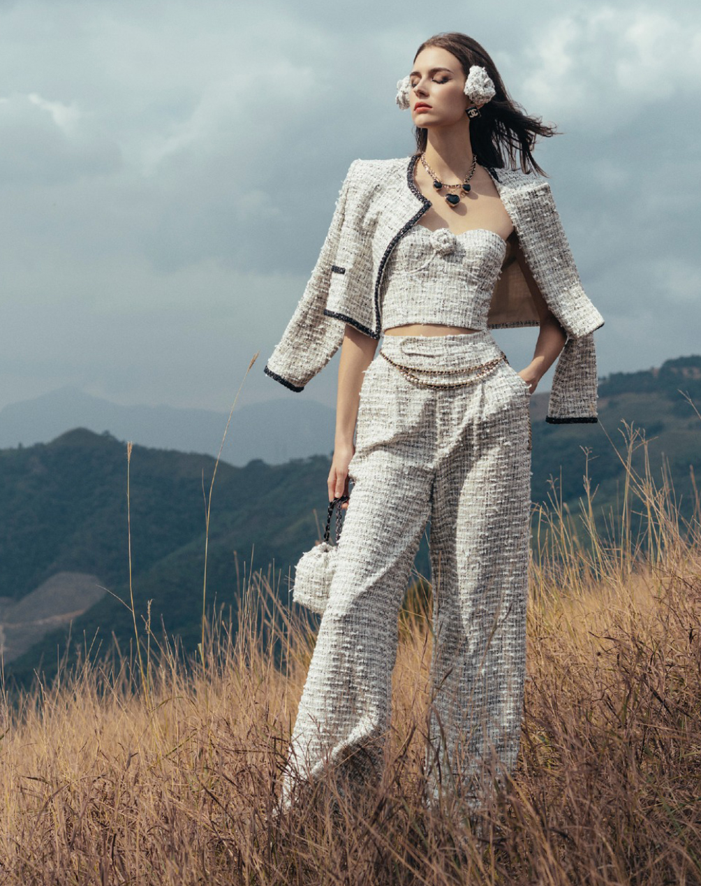 Sladěný outfit, vrchol zimního stylu - Foto 9. Set đồ đồng bộ, điểm nhấn cho phong cách mùa đông- Ảnh 9.