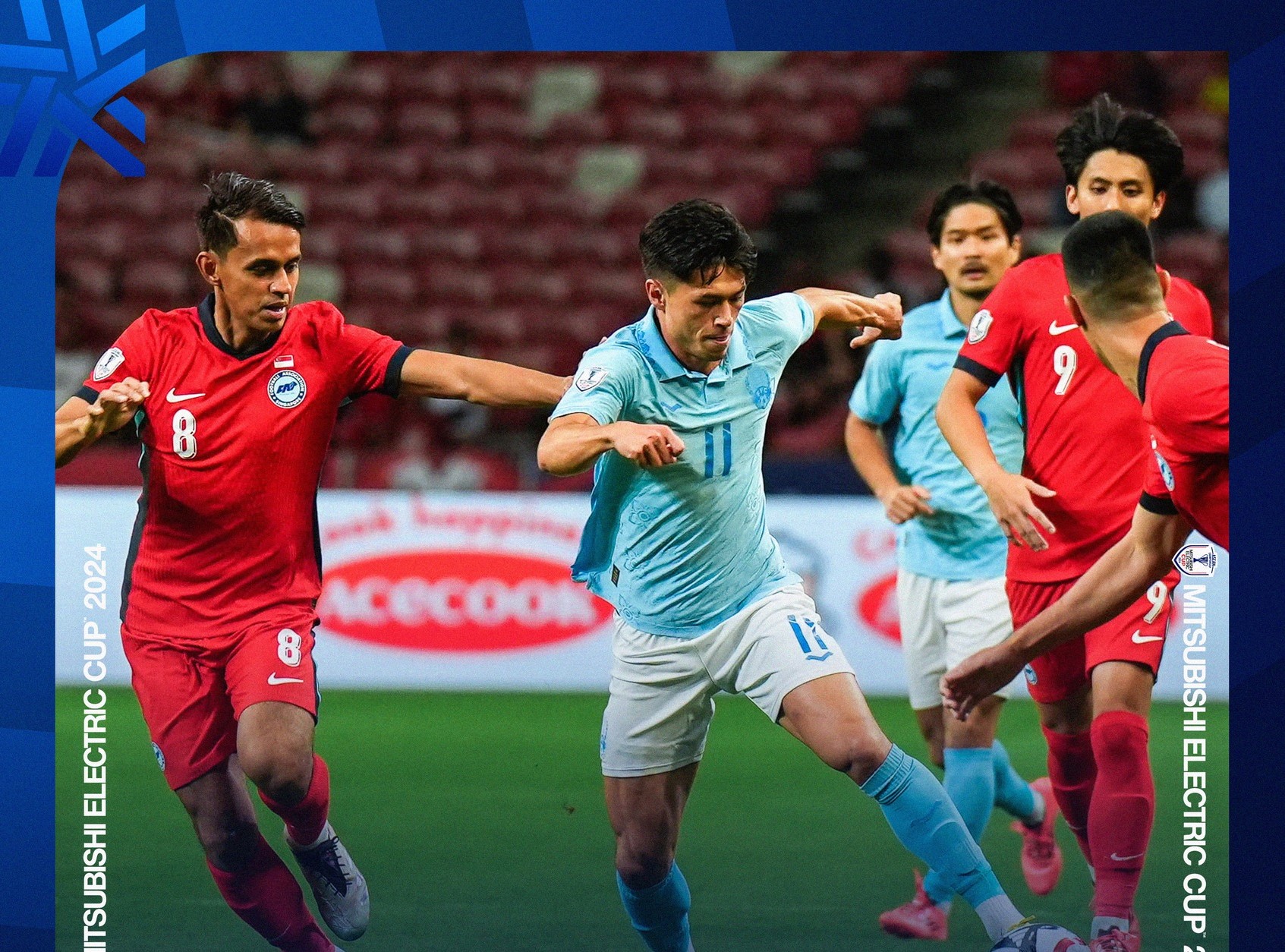 Unbelievable thing at AFF Cup: Cambodian goalkeeper made a double mistake, 'giving' Singapore victory! - Photo 5.