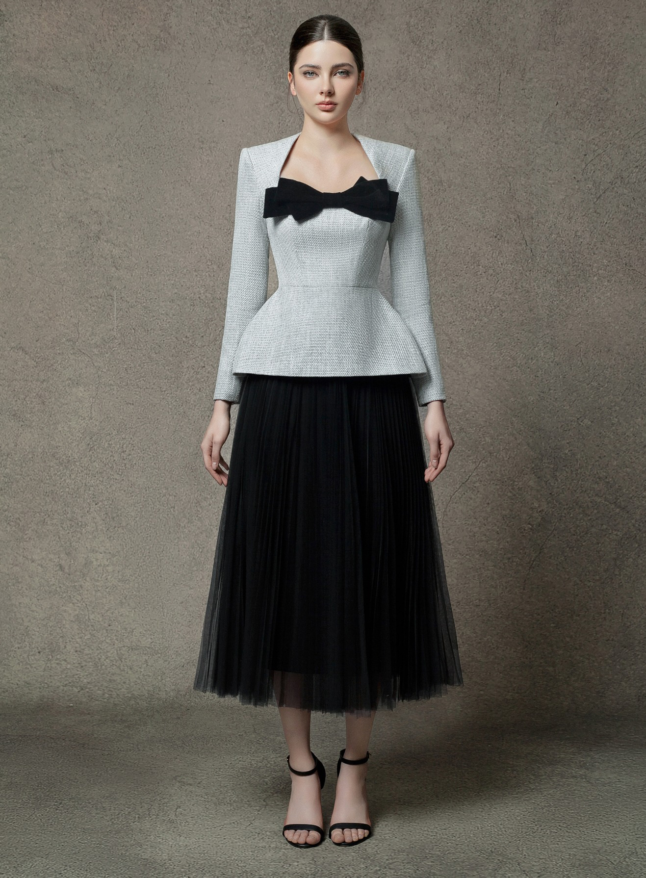 Comment coordonner les vestes en tweed pour les femmes de bureau en hiver - Photo 9. Cách phối áo tweed cho nàng công sở mùa đông- Ảnh 9.