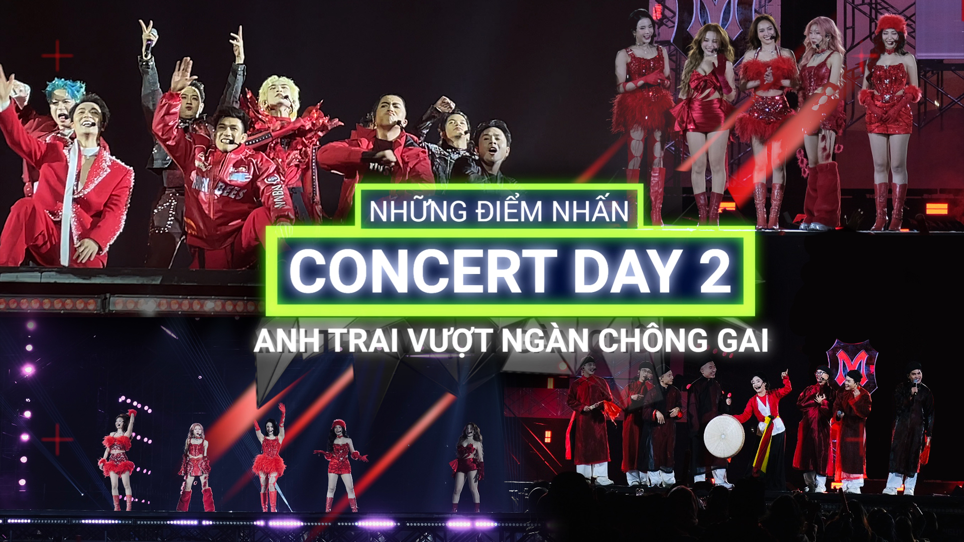 Những điểm nhấn bùng nổ của concert Day 2 'Anh trai vượt ngàn chông gai'- Ảnh 1.