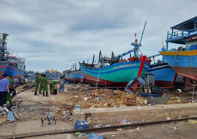 Bình Thuận: Kết thúc điều tra vụ cháy 11 tàu cá của ngư dân ở Phan Thiết- Ảnh 2.