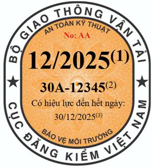 Từ 1.1.2025 tem kiểm định ô tô có 3 loại, xe năng lượng sạch dán tem xanh- Ảnh 4.