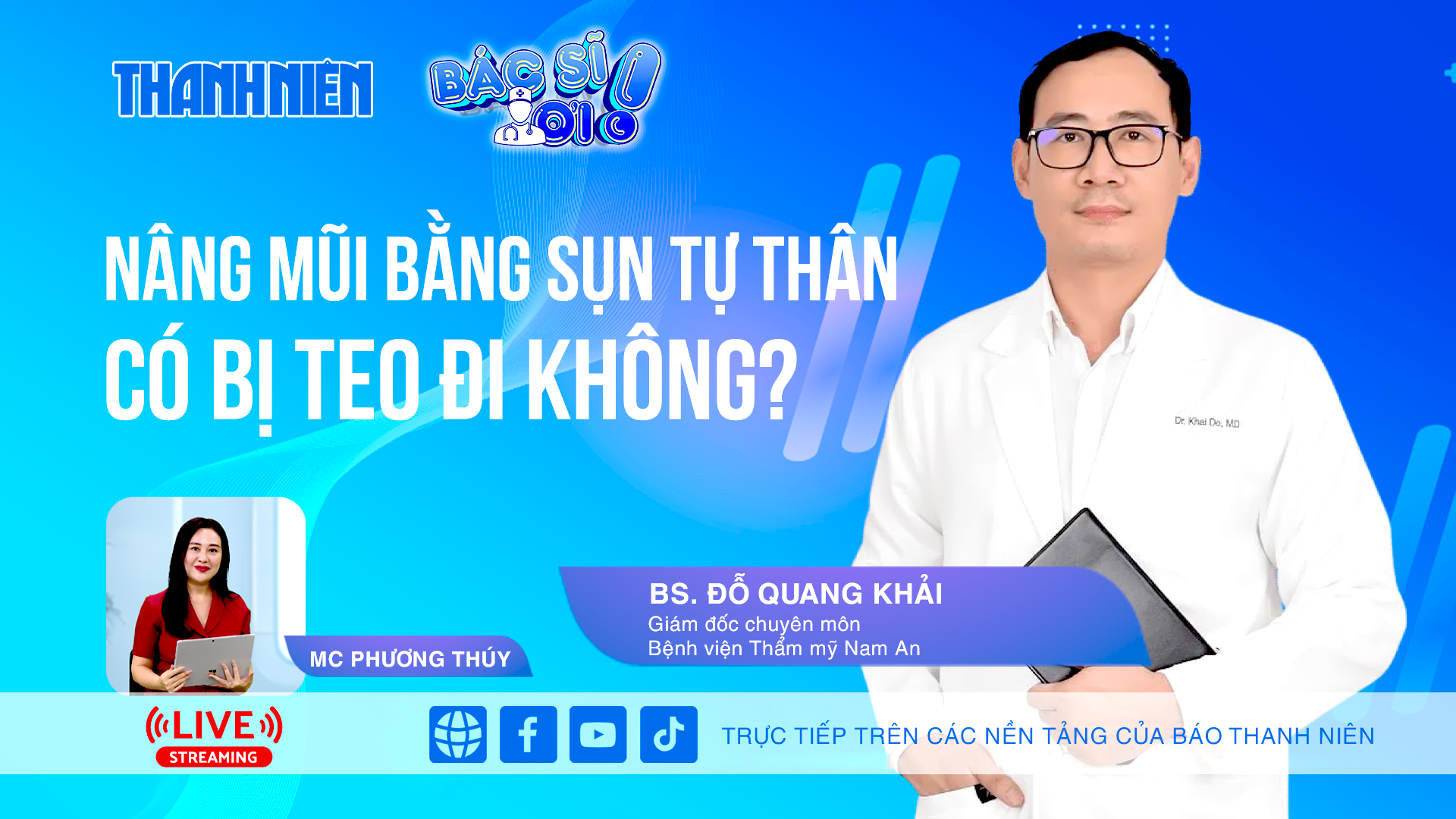 Nâng mũi bằng sụn tự thân có bị teo không? | BÁC SĨ ƠI!- Ảnh 1.