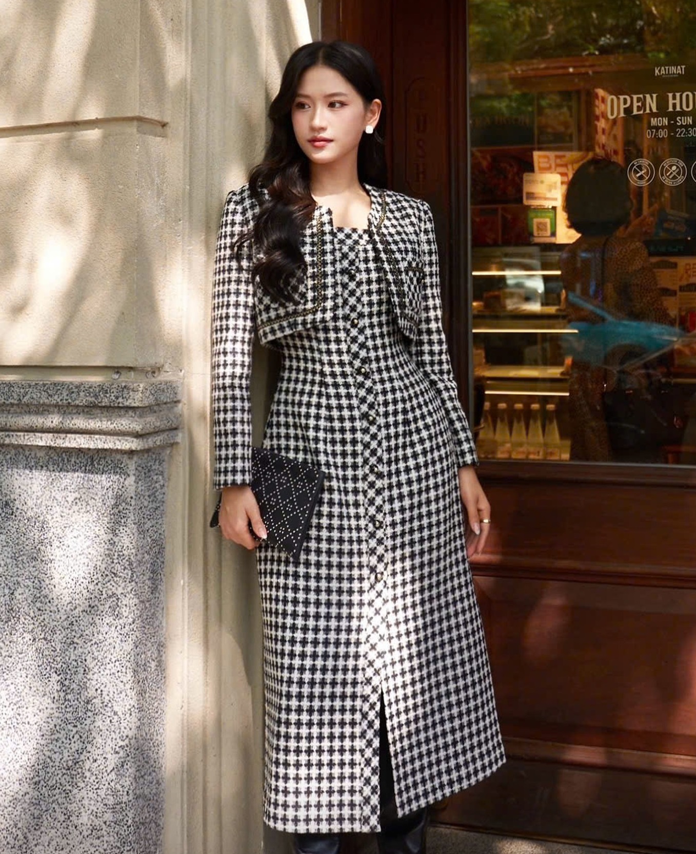 Tweedtyg, det ultimata materialet för lyxig stil - Bild 4. Vải dạ tweed, chất liệu tối thượng cho phong cách sang trọng- Ảnh 4.