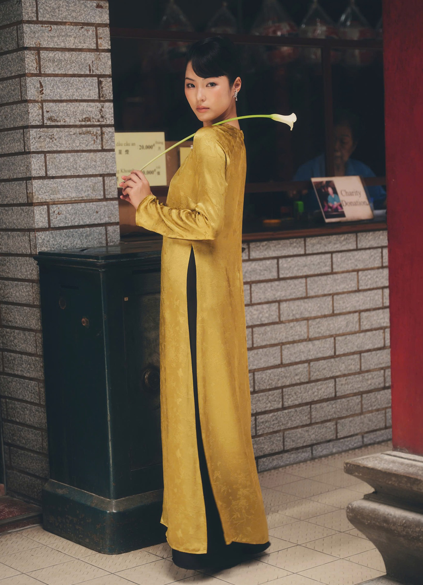 5 رنگ ضروری Ao Dai برای Tet 2025 - عکس 11. 5 gam màu áo dài không thể thiếu mùa tết 2025- Ảnh 11.