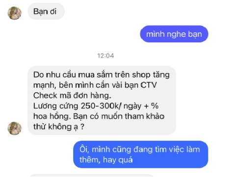 Một sinh viên bị lừa hơn 100 triệu đồng vì công việc 'check mã đơn' qua mạng- Ảnh 1.