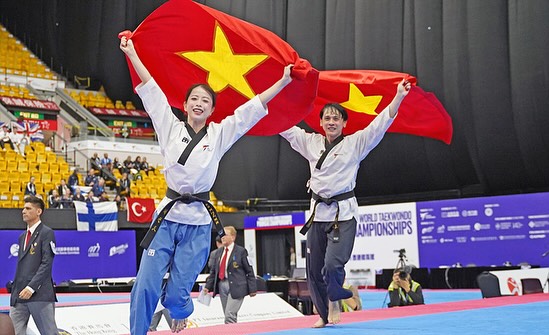 Võ sĩ Châu Tuyết Vân giành thêm HCV taekwondo thế giới- Ảnh 3.