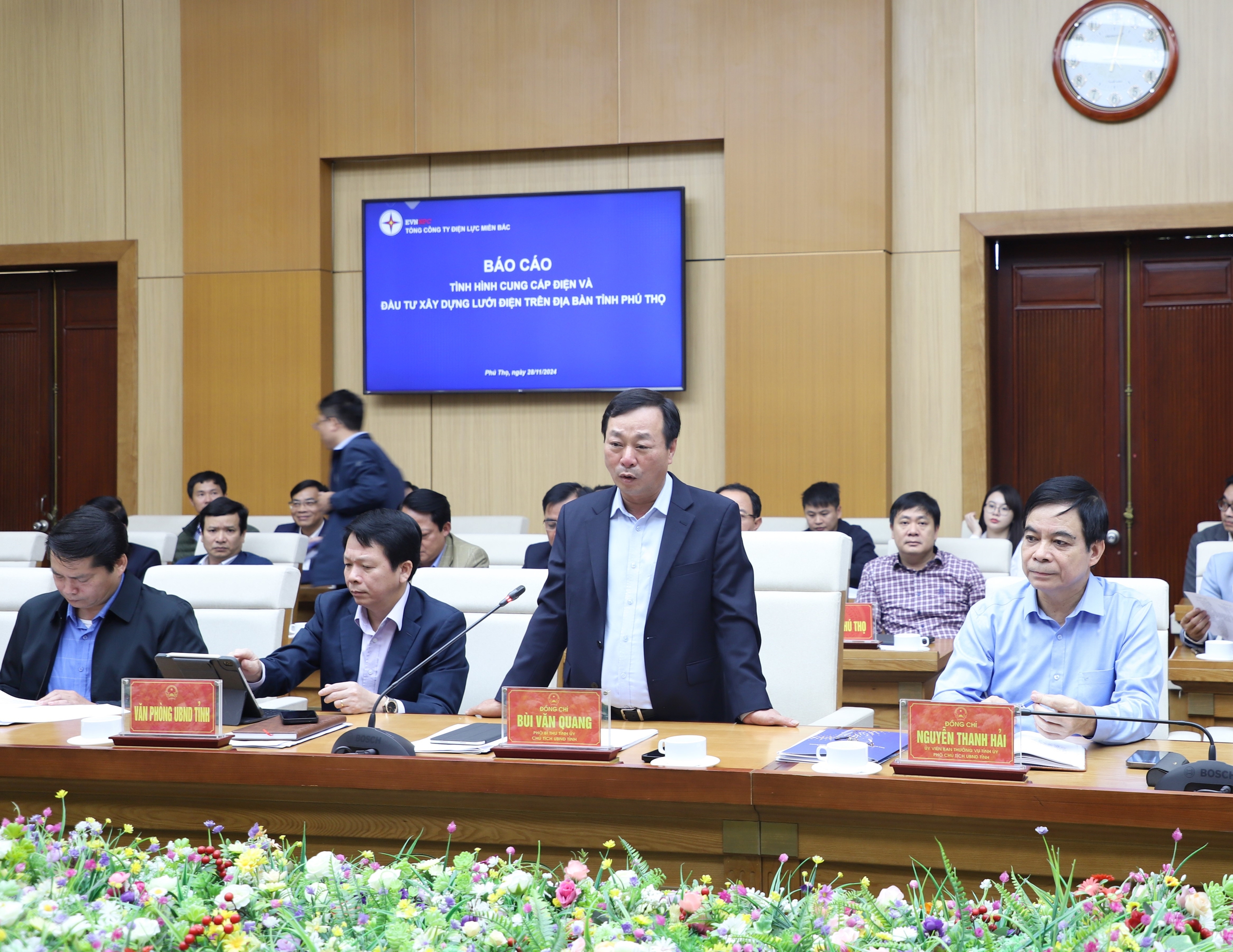 EVNNPC kiến nghị Phú Thọ hỗ trợ tháo gỡ khó khăn cho các dự án cấp điện- Ảnh 1. EVNNPC kiến nghị Phú Thọ hỗ trợ tháo gỡ khó khăn cho các dự án cấp điện- Ảnh 1.