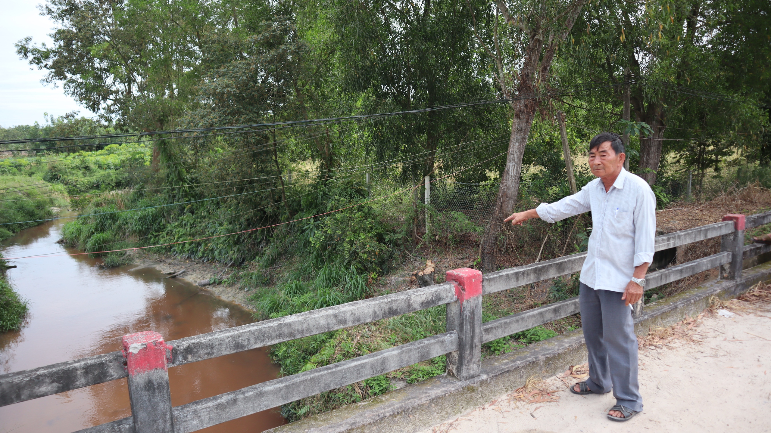 Bình Phước: Người dân hoang mang vì dòng suối bỗng chuyển màu đỏ tươi- Ảnh 2.