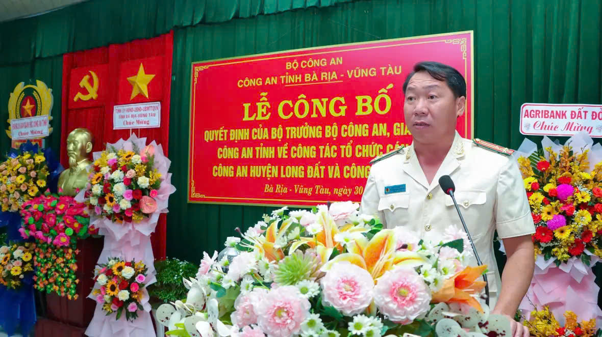 Đại tá Vũ Như Hà giữ chức Giám đốc Công an tỉnh Bà Rịa - Vũng Tàu- Ảnh 3. Đại tá Vũ Như Hà giữ chức Giám đốc Công an tỉnh Bà Rịa - Vũng Tàu- Ảnh 3.