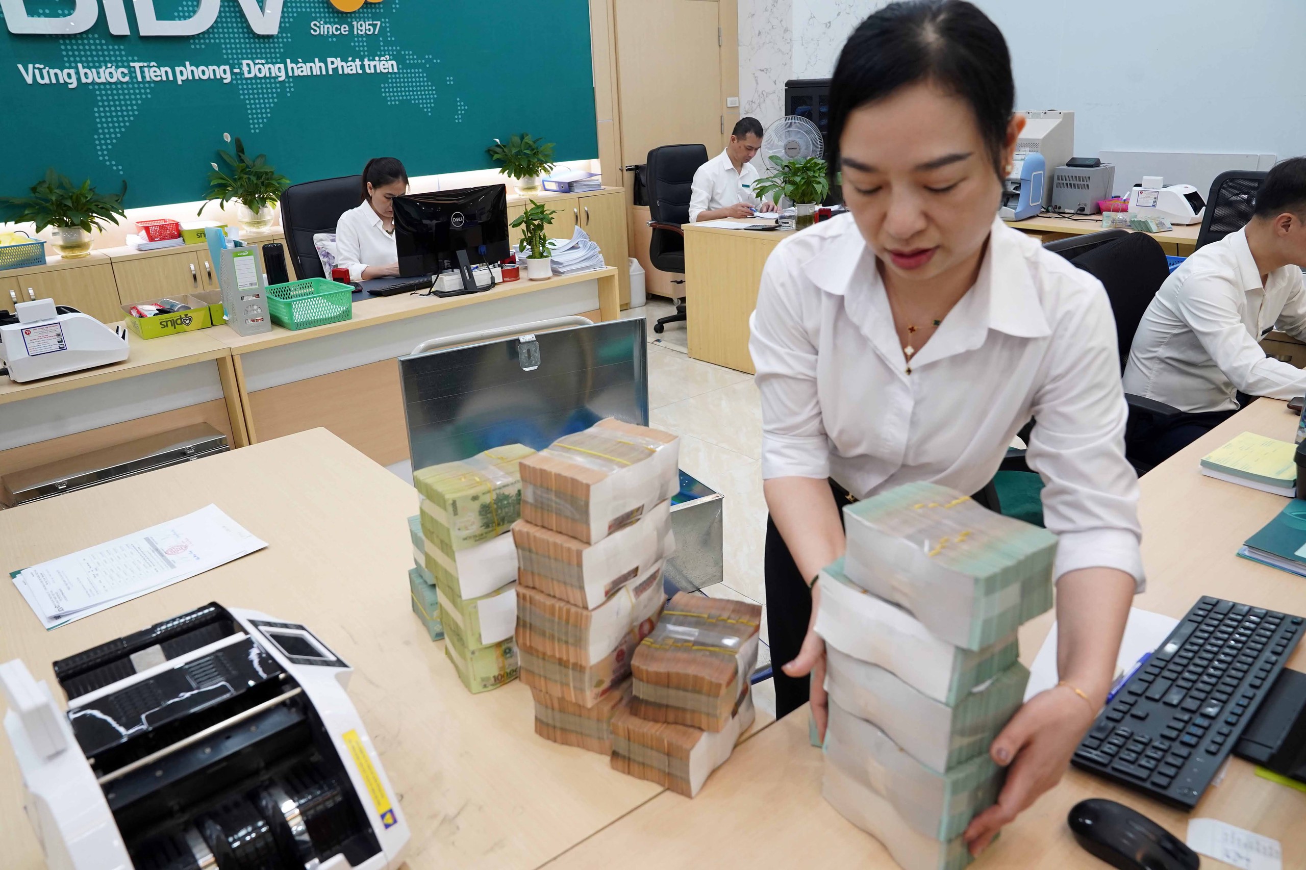 Ngân hàng Nhà nước bơm mạnh tiền để giữ lãi suất- Ảnh 1.