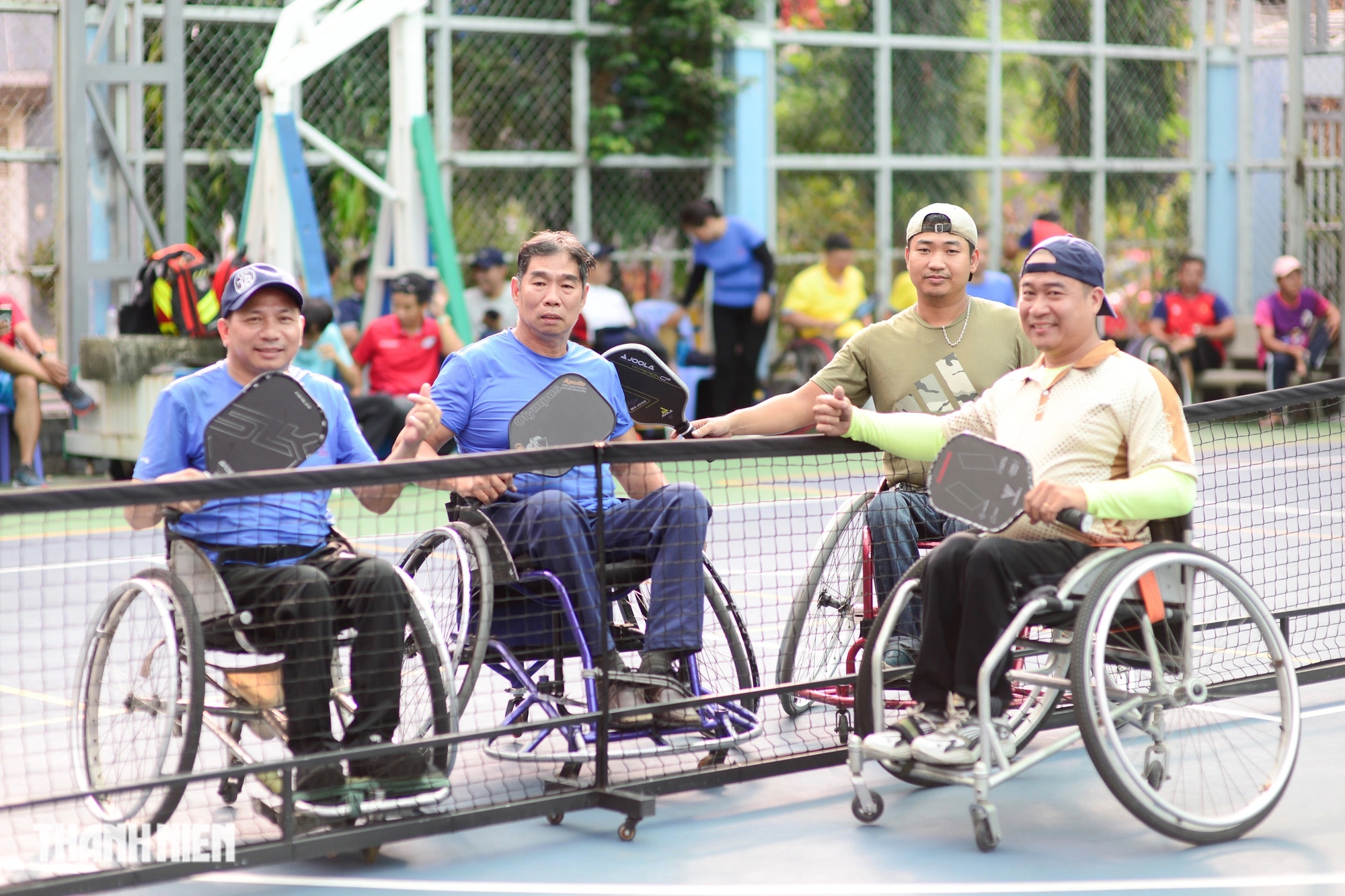 Giải pickleball người khuyết tật TP.HCM có gì hấp dẫn mà người Hàn Quốc sang du đấu?- Ảnh 1.