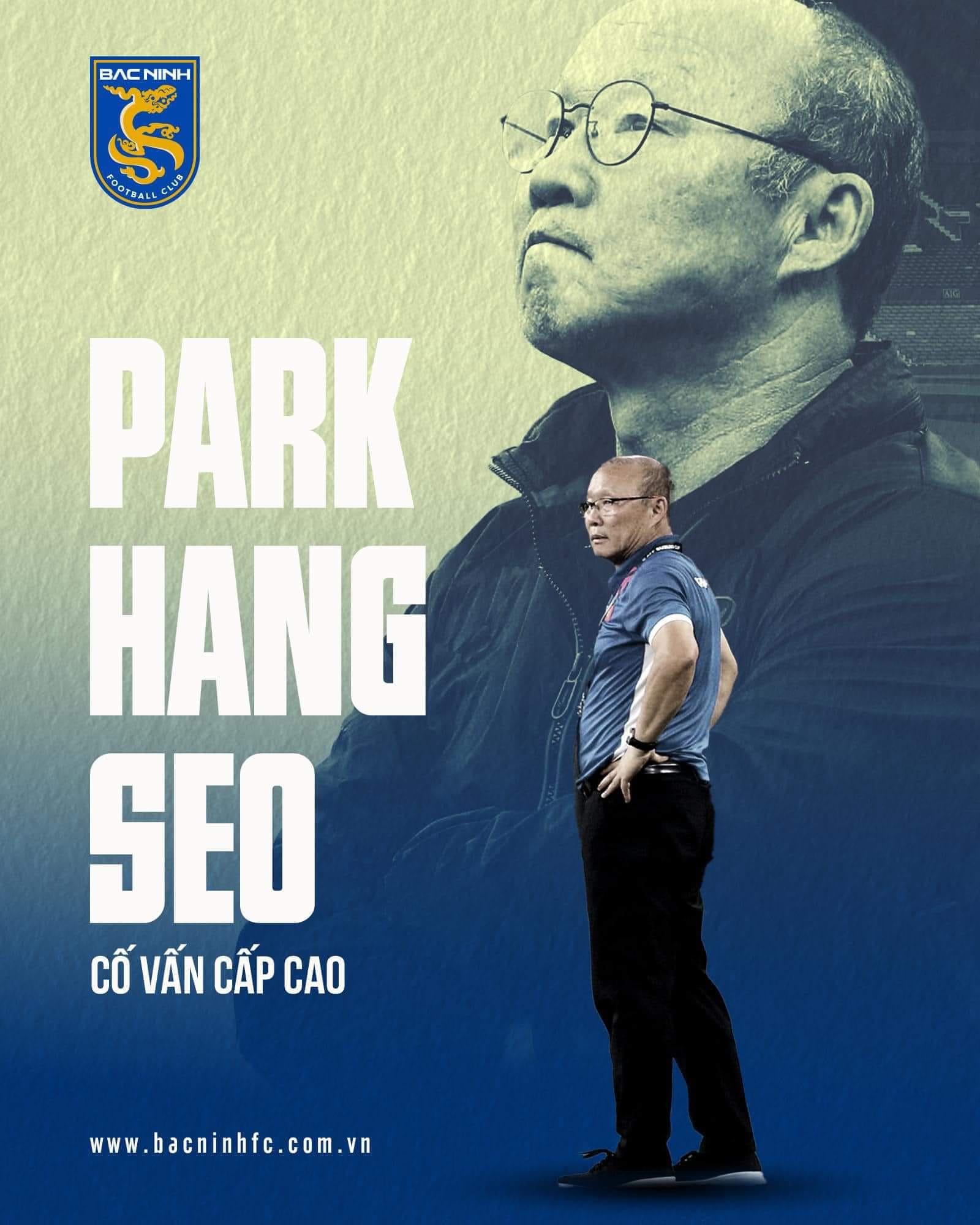 Ông Park sẽ gắn bó với CLB đầu tiên ở Việt Nam