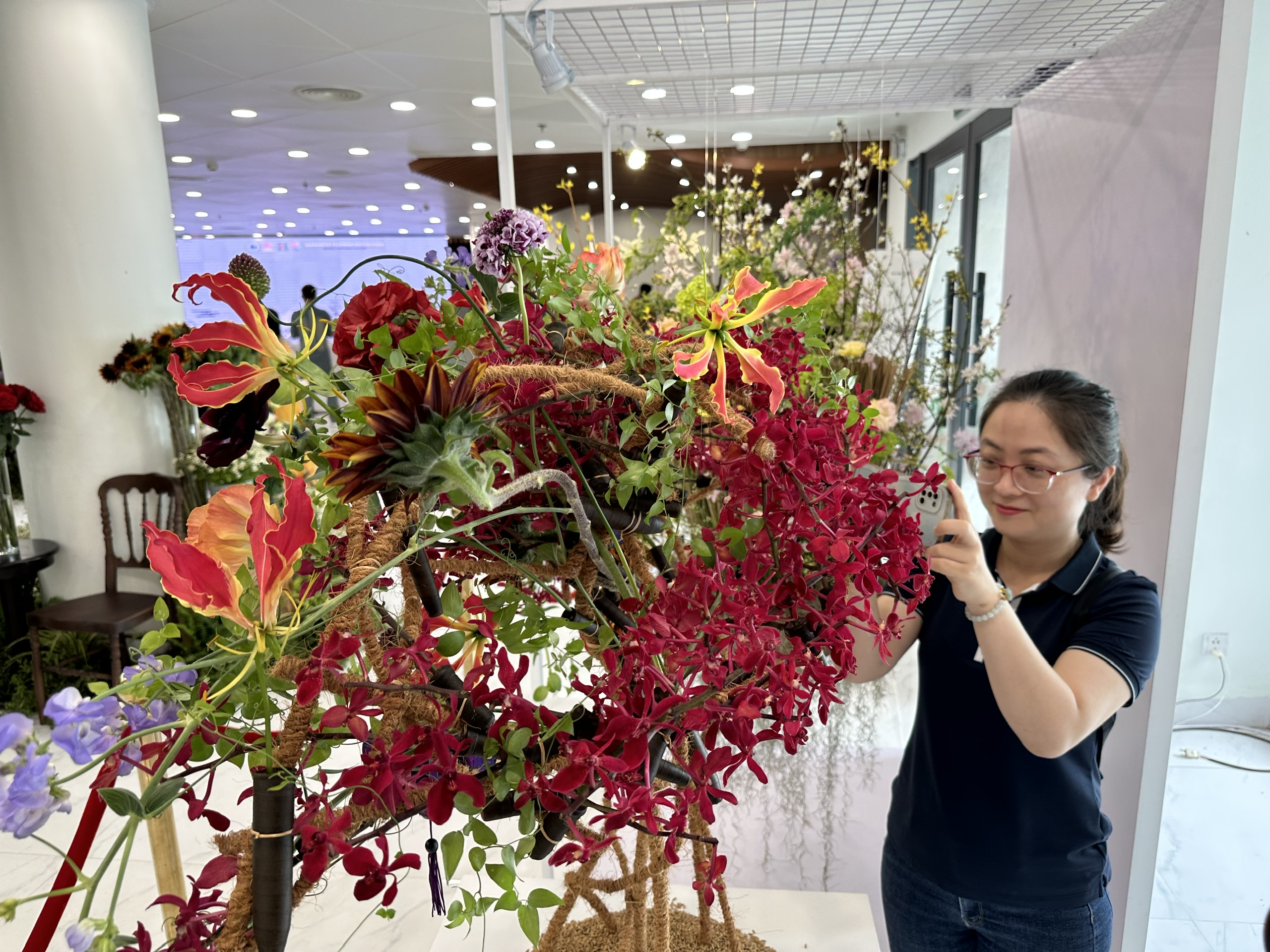 Đà Nẵng: Công viên APEC triển lãm hơn 60 loài hoa Nhật Bản- Ảnh 1.