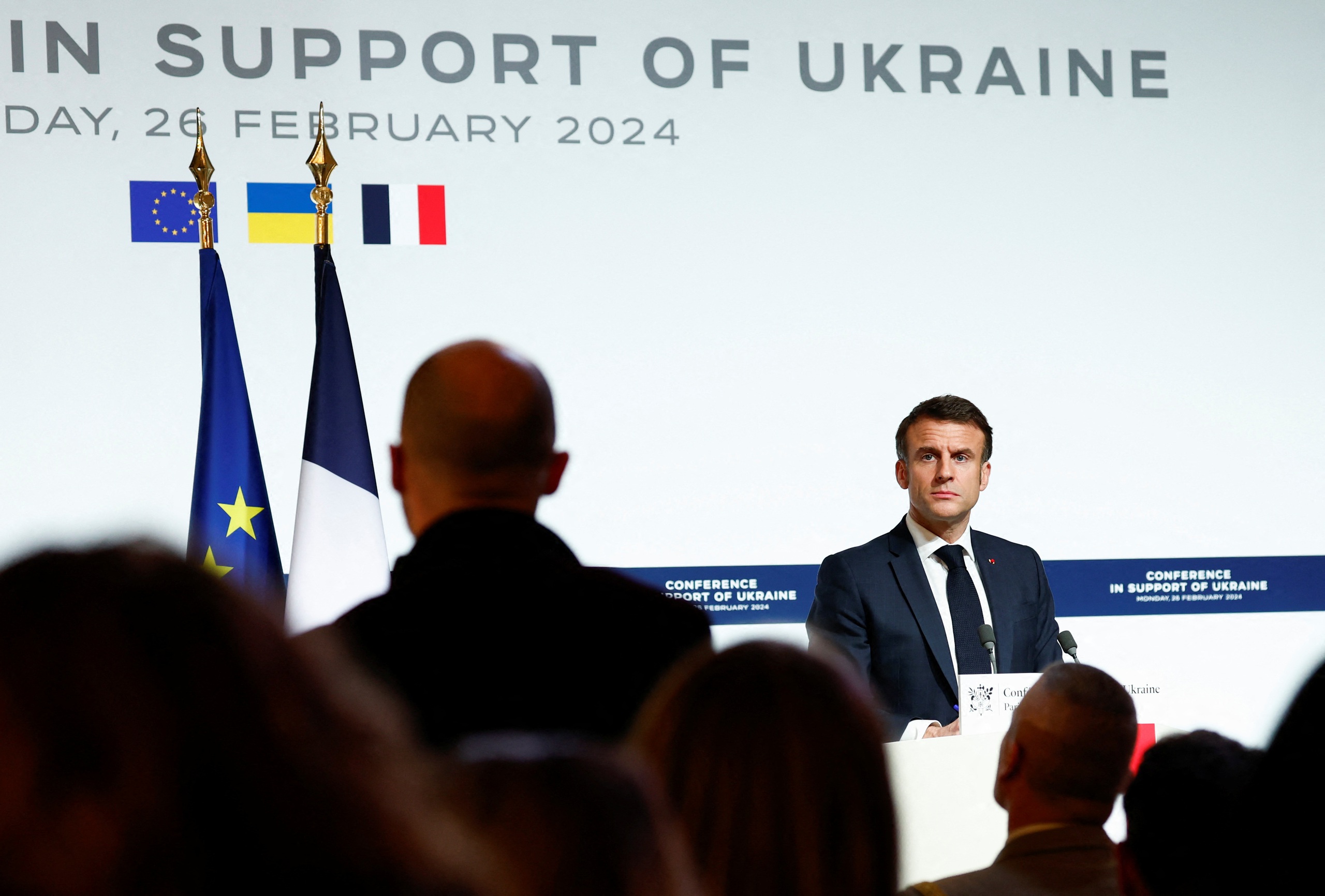 Tổng thống Pháp Macron: 'Không nên loại trừ' việc NATO đưa quân vào Ukraine- Ảnh 1.