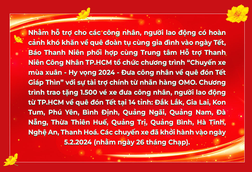 Đong đầy nghĩa tình trên những “Chuyến xe mùa xuân - Hy vọng 2024”- Ảnh 17.