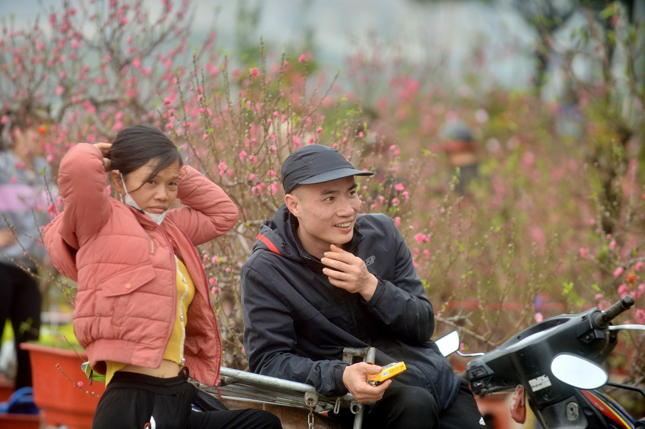 Chưa đến 30 tết, tiểu thương buôn đào, mai đã xả hàng, 'giá nào cũng bán'- Ảnh 4.