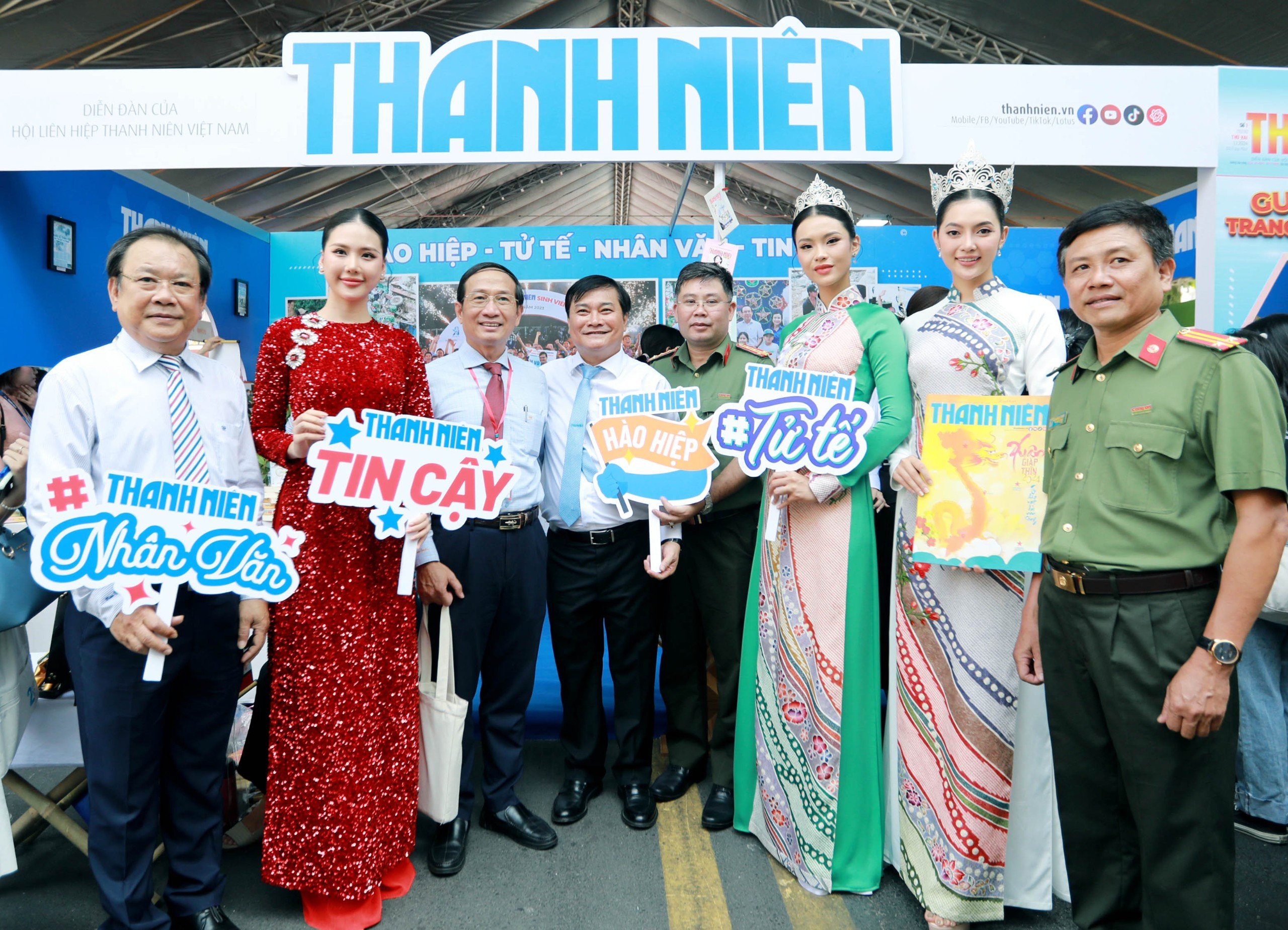 Hoa hậu, Á hậu Đại dương Việt Nam khoe sắc tại Hội Báo toàn quốc 2024- Ảnh 8.