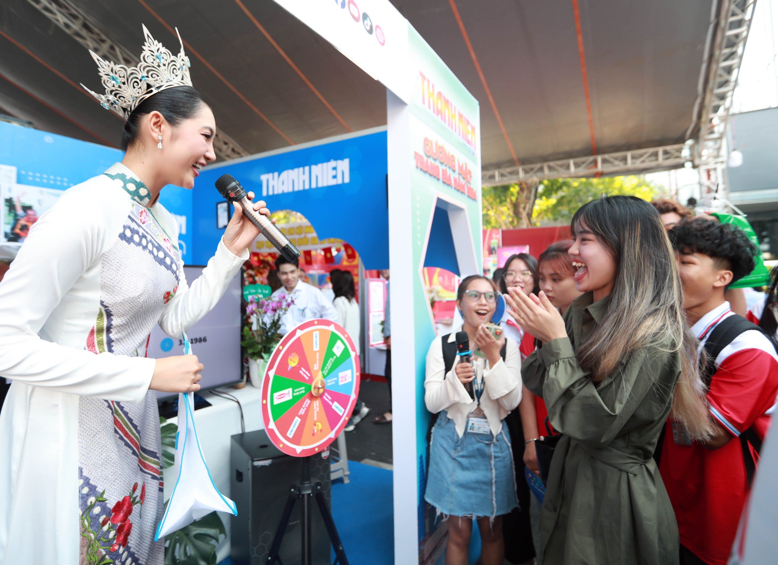 Hoa hậu, Á hậu Đại dương Việt Nam khoe sắc tại Hội Báo toàn quốc 2024- Ảnh 5.