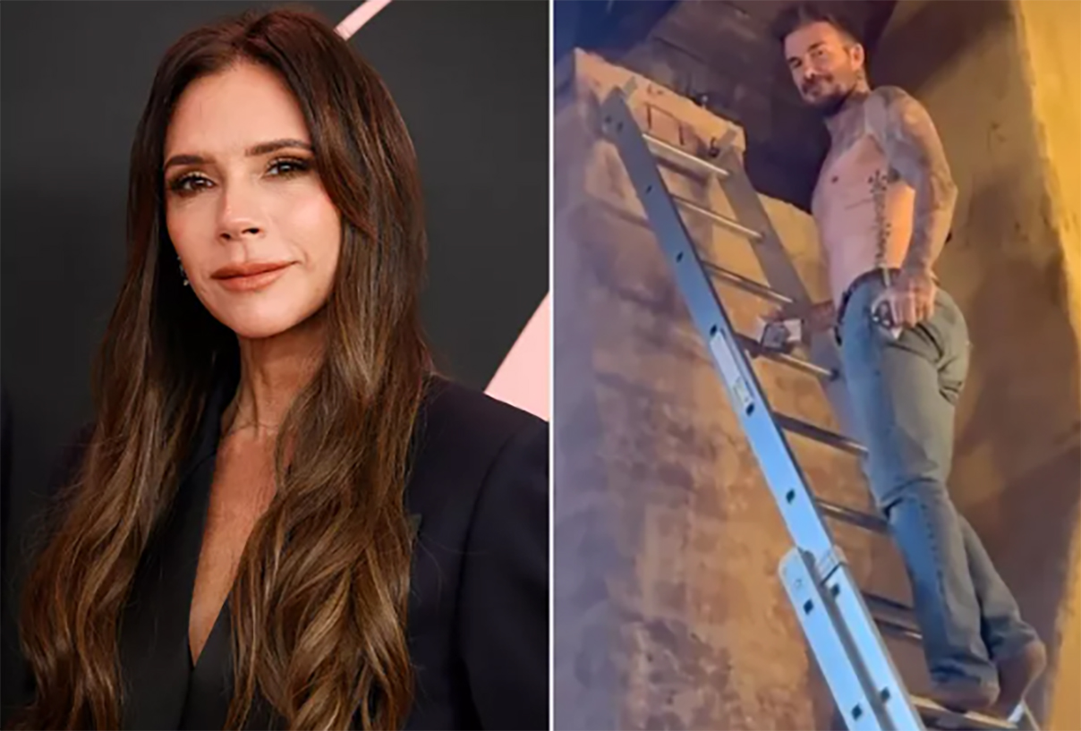 Victoria Beckham khoe ảnh chồng cởi trần làm 'thợ điện' | VOZ