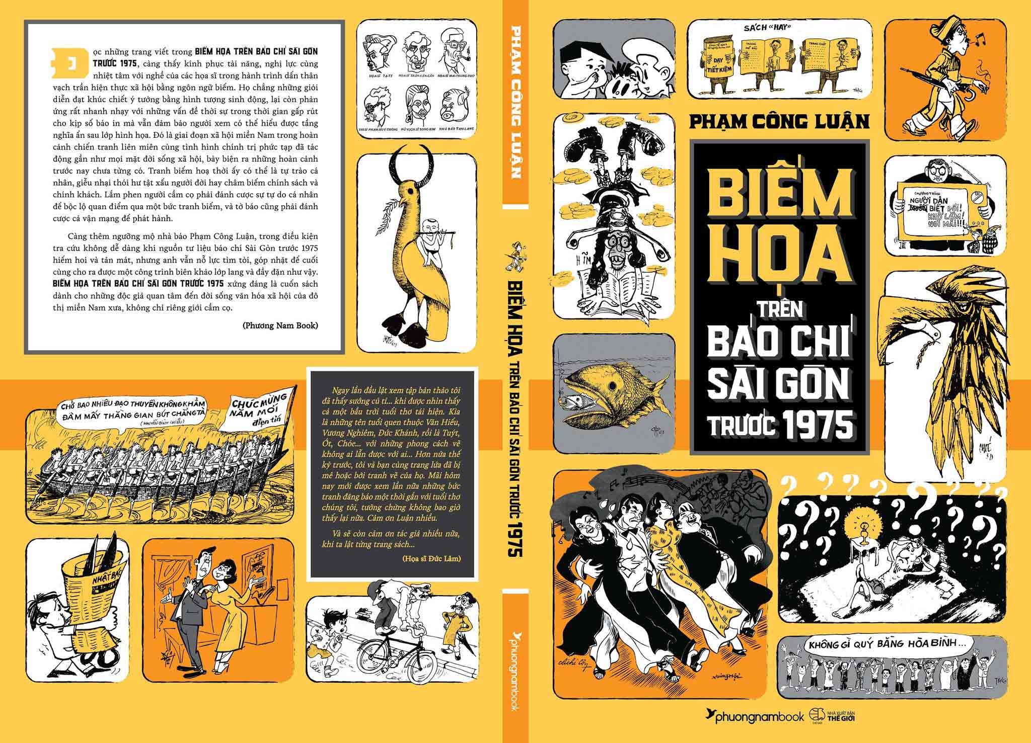 Cuốn sách khảo cứu công phu về biếm họa trên báo chí Sài Gòn trước 1975
- Ảnh 3.