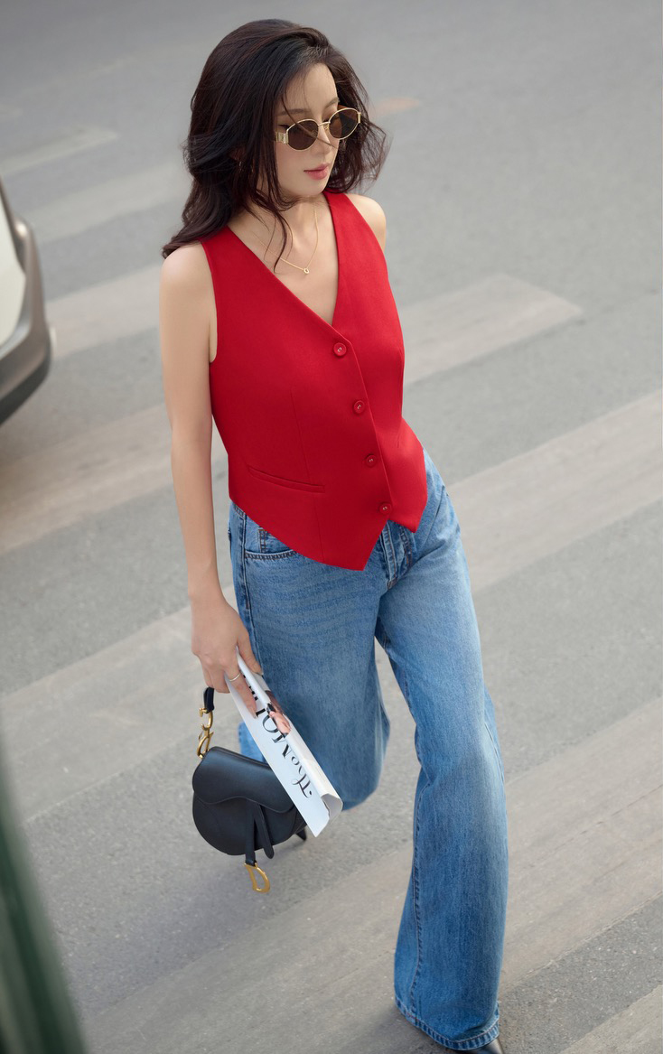 Công sở vào hè cùng sơ mi, jeans và quần ống rộng- Ảnh 5.