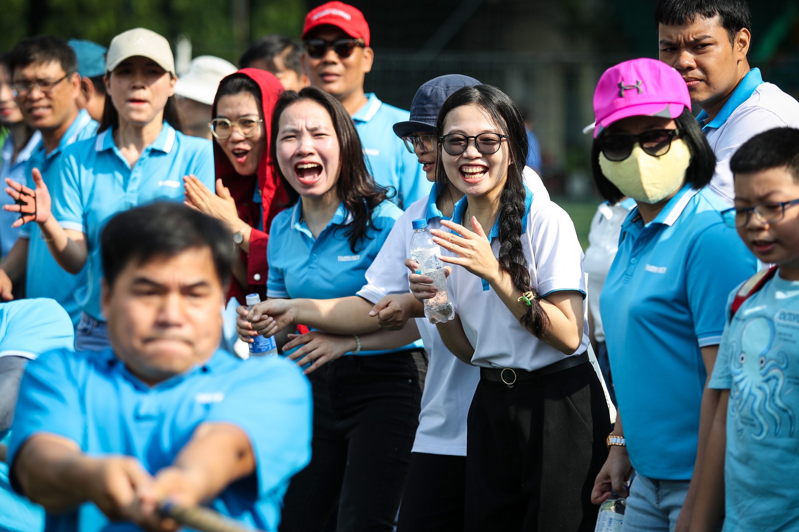 Hội thao đã diễn ra sôi nổi, ấm áp đầy tình đoàn kết