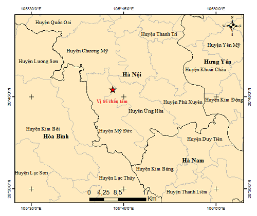 Động đất 4 độ Richter tại Hà Nội- Ảnh 1.