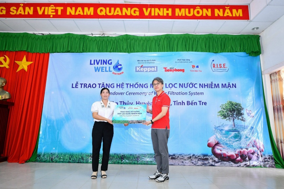 Giữa đỉnh mặn, Keppel đưa nước sạch đến gần 20.000 người dân đồng bằng sông Cửu Long- Ảnh 1.