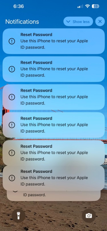 Người dùng iPhone bị 'dội bom' thông báo đặt lại mật khẩu iCloud- Ảnh 1.