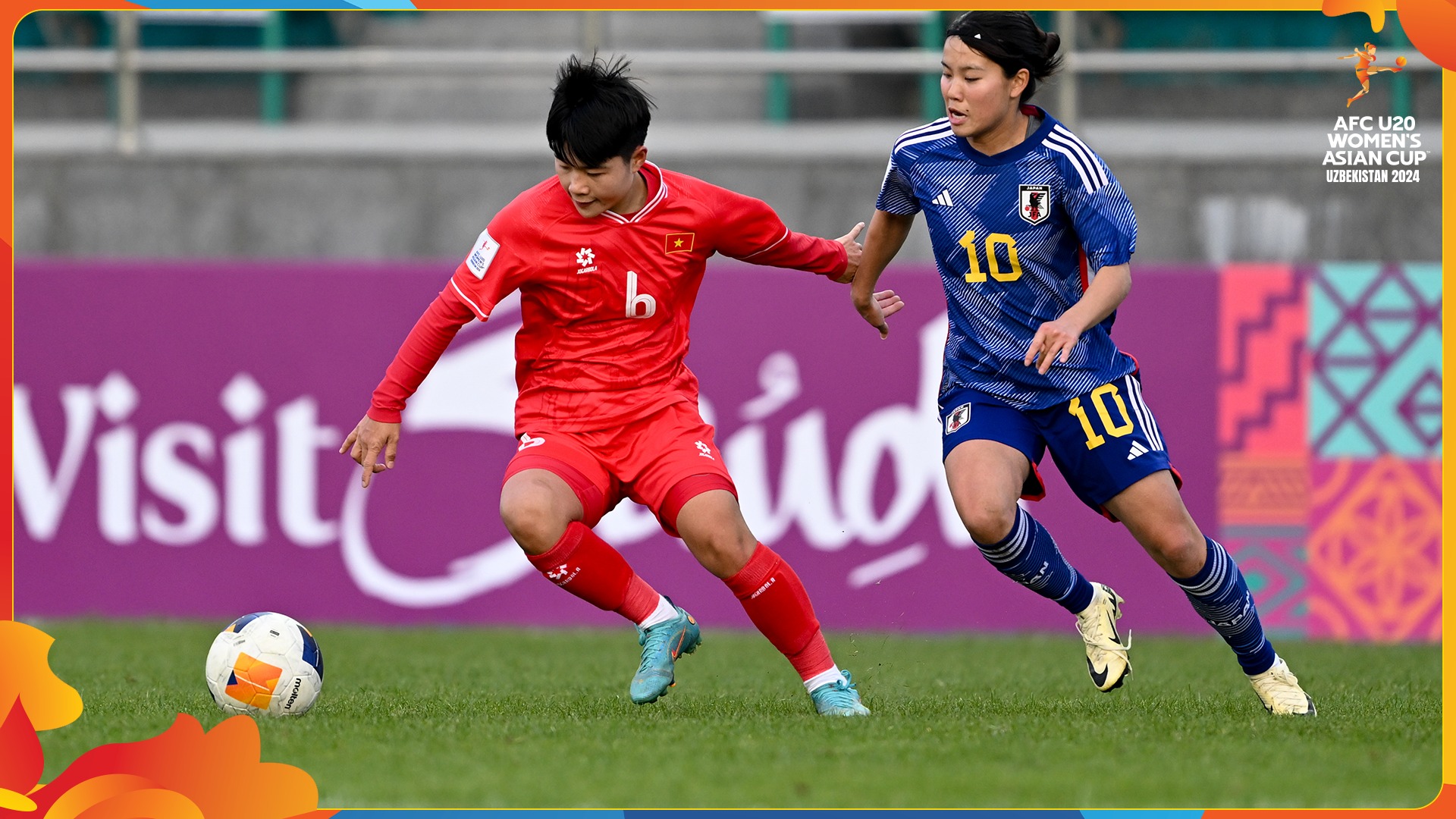 AFC U20女子選手権:ベトナムU20がディフェンディングチャンピオンの日本に0-10で敗北 - 写真2。 VCK U.20 nữ châu Á: U.20 Việt Nam thua đương kim vô địch Nhật Bản 0-10  - Ảnh 2.