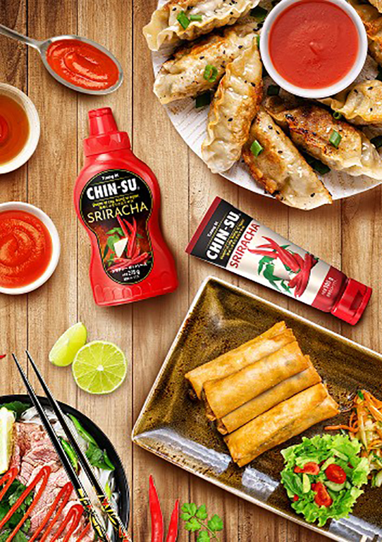 Tương ớt CHIN-SU Sriracha được làm từ ớt chỉ thiên