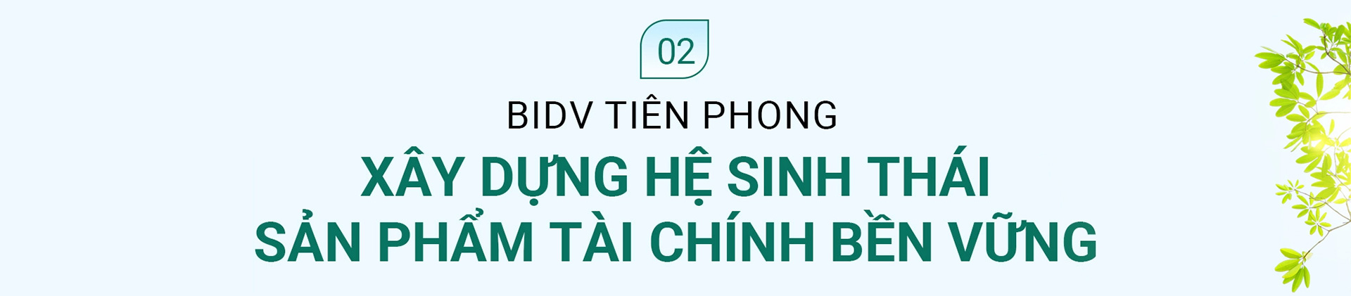 Ấn tượng BIDV trong hành trình chung tay kiến tạo kinh tế xanh- Ảnh 2.