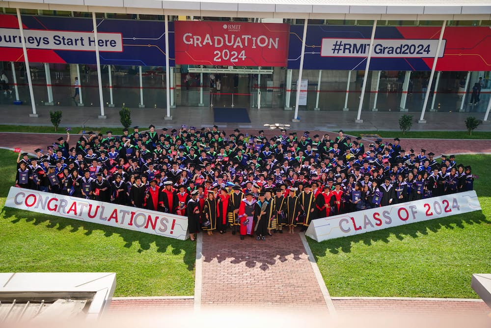 Nhóm sinh viên tốt nghiệp lớn nhất từ trước đến nay của Đại học RMIT Việt Nam đã mừng thành tựu đạt được tại các buổi lễ diễn ra ở TP. Hồ Chí Minh và Hà Nội mới đây