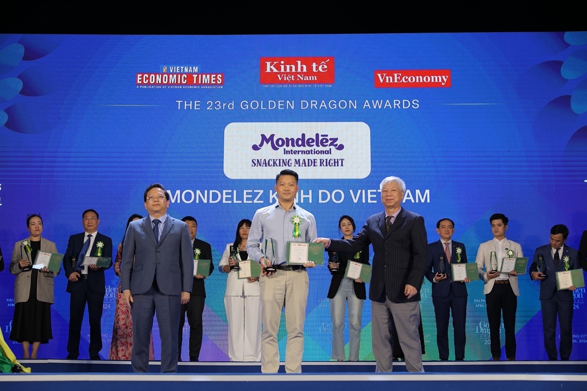 Mondelez Kinh Đô tiếp tục nhận giải thưởng Rồng Vàng năm 2024- Ảnh 1.
