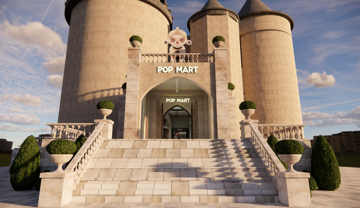 Mô hình cửa hàng POP MART tại Sun World Ba Na Hills lấy cảm hứng từ phong cách kiến trúc của làng Pháp