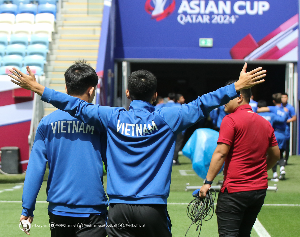 Giây phút thư giãn của các tuyển thủ U.23 Việt Nam