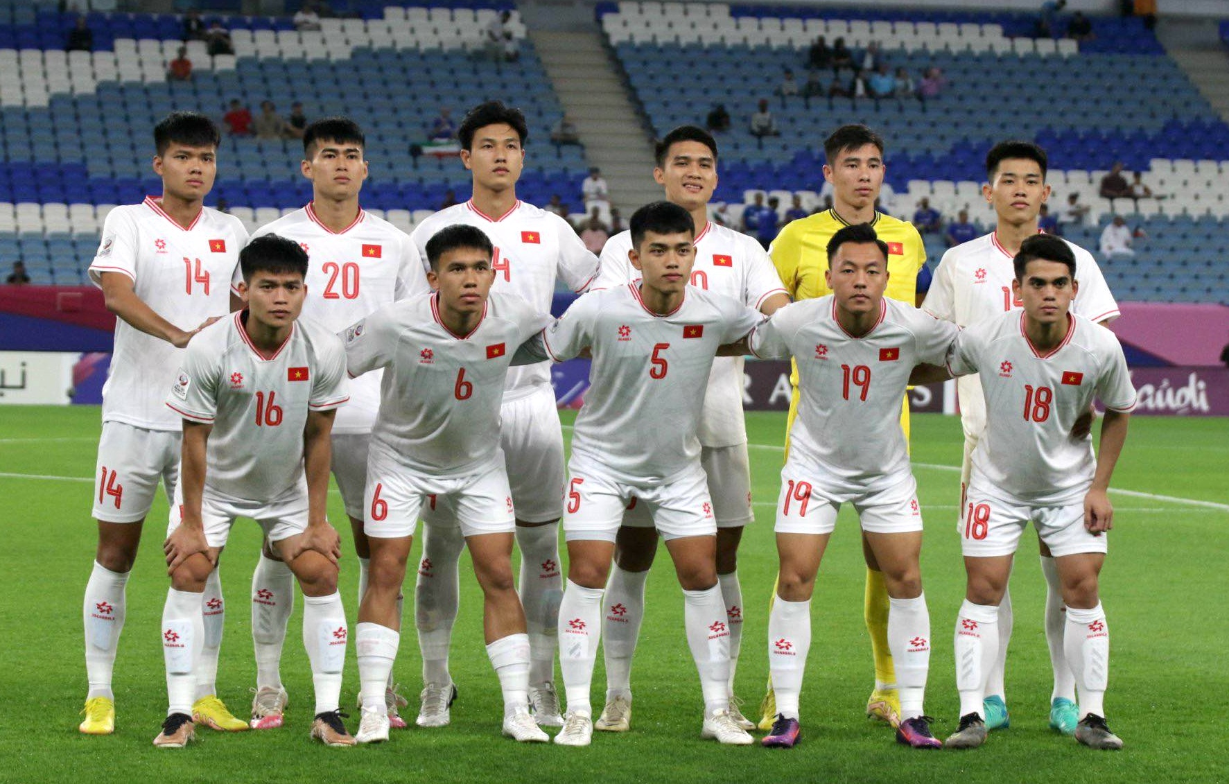 Đội hình xuất phát đội tuyển U.23 Việt Nam trận gặp U.23 Kuwait