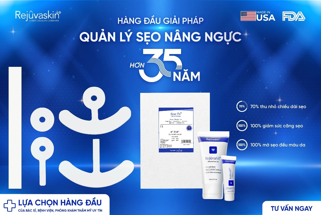 Rejuvaskin đi đầu giải pháp quản lý sẹo nâng ngực hơn 35 năm- Ảnh 1.