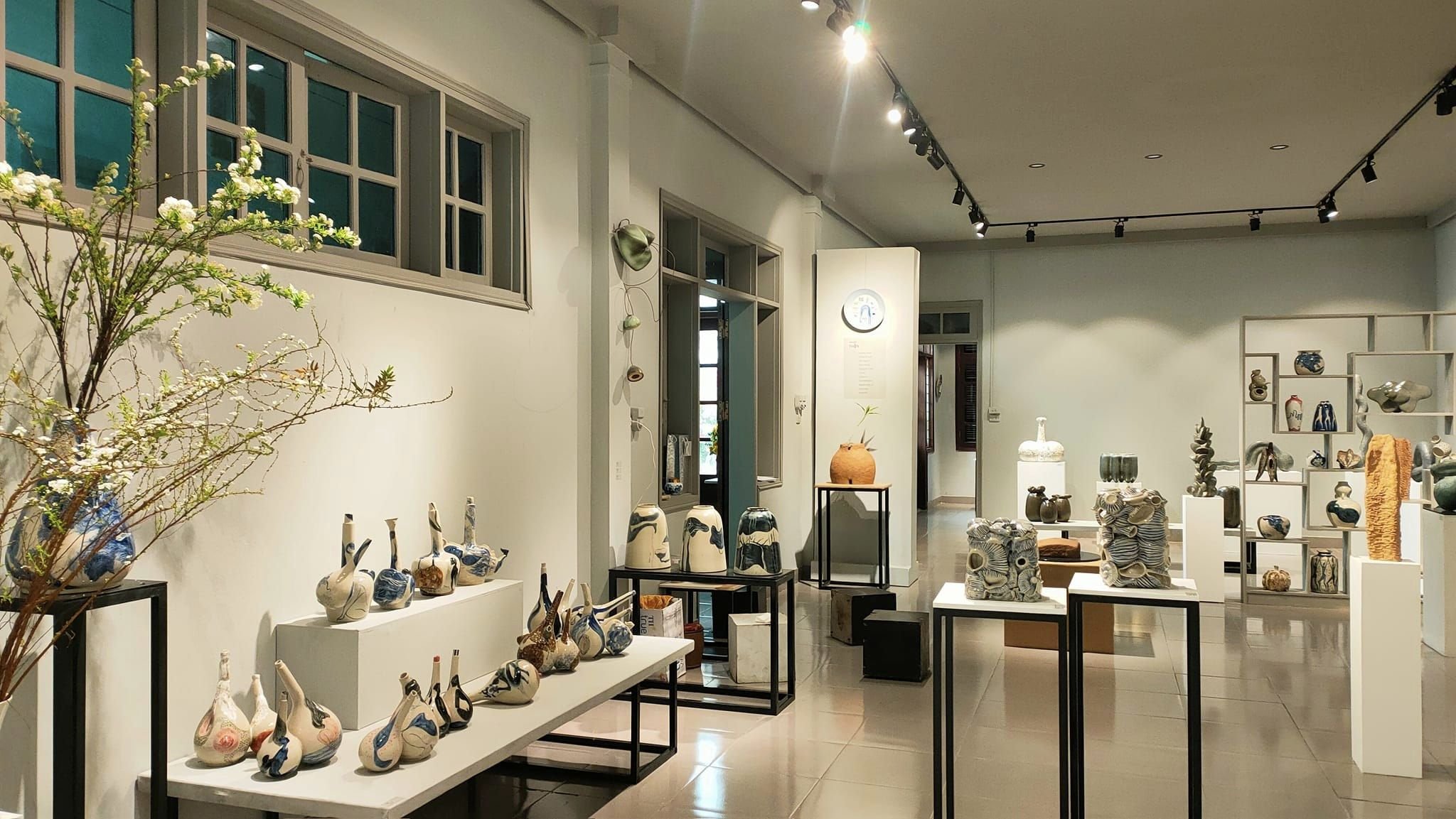 Không gian triển lãm gốm Phồn 2 đầu năm 2024 tại Bát Tràng Ceramic Art Space