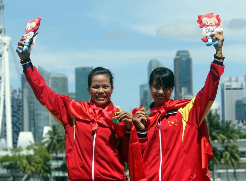 Nóng: Nguyễn Thị Hương, Phạm Thị Huệ tạo kỳ tích, đua thuyền Việt Nam giành 2 vé Olympic- Ảnh 10.