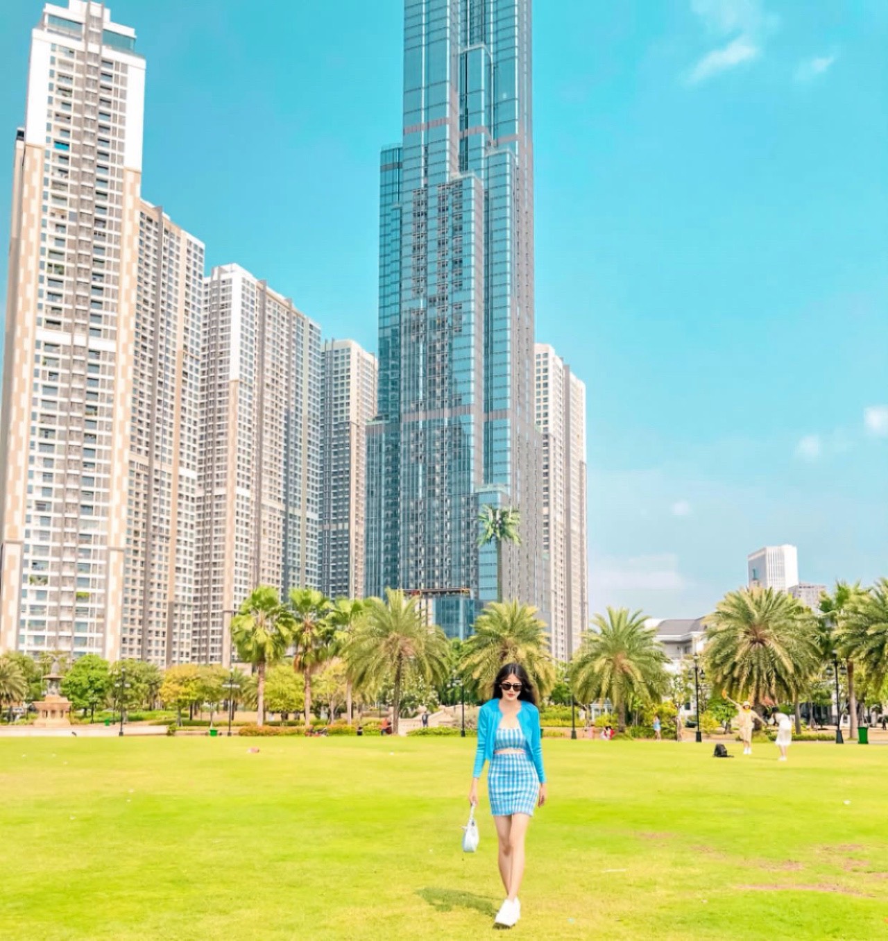 Khu công viên Landmark 81 cũng là nơi vô cùng lý tưởng để ngắm pháo hoa