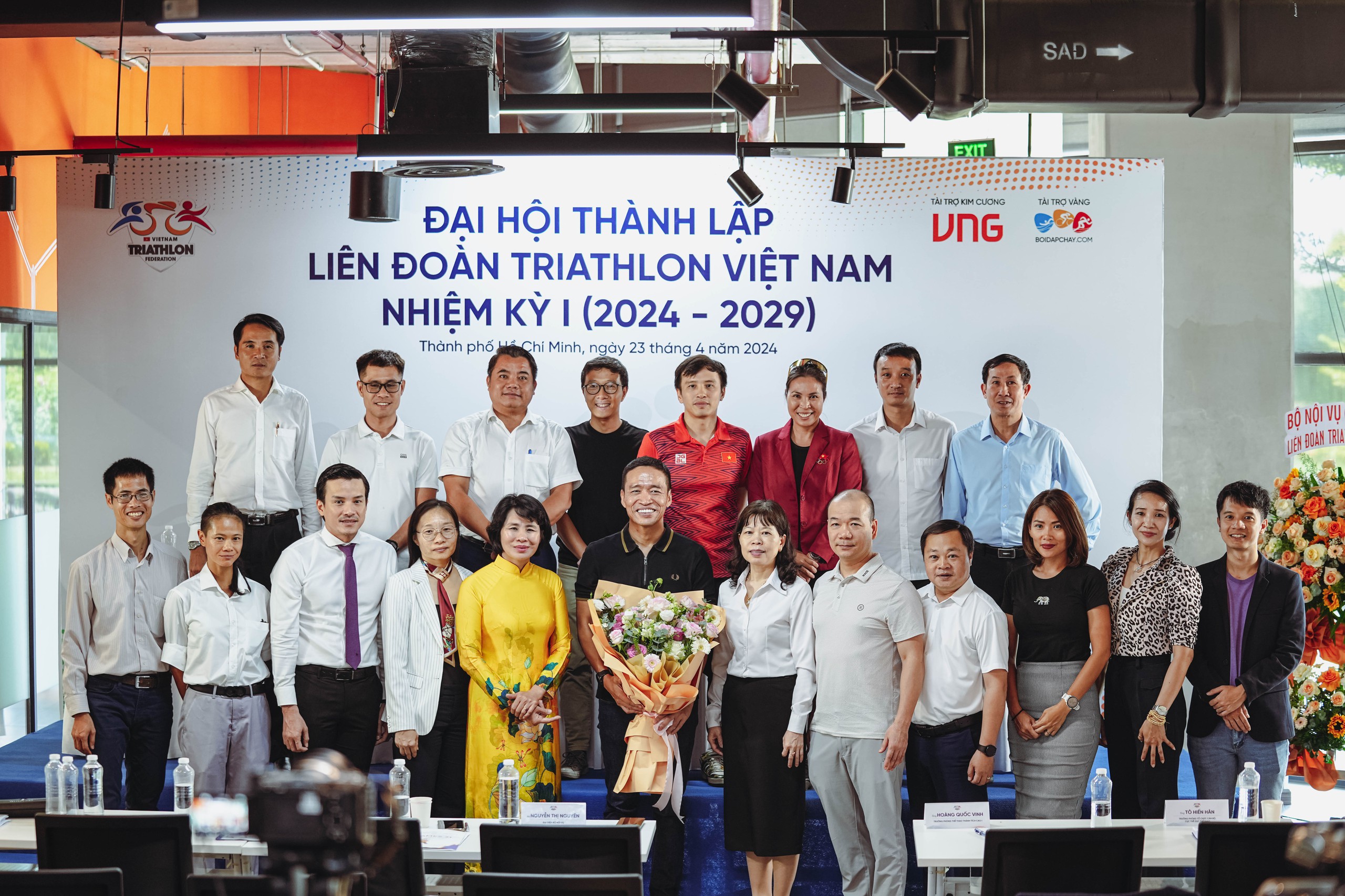 Ra mắt Ban Thường vụ Liên Đoàn Triathlon Việt Nam nhiệm kỳ I (2024 – 2029)