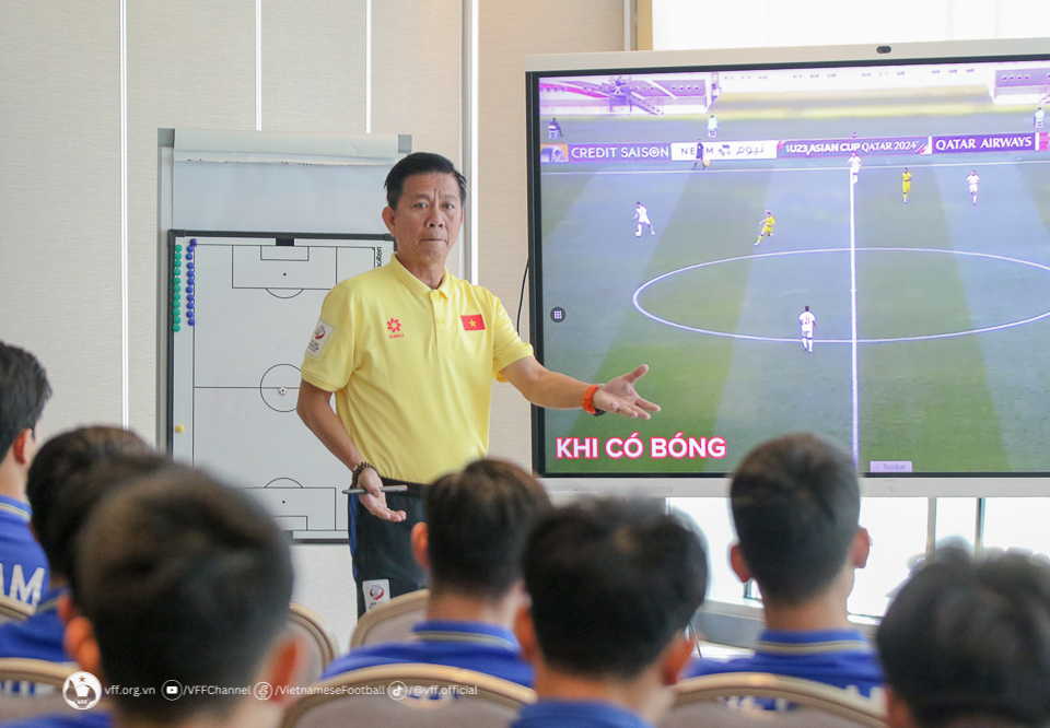 HLV Hoàng Anh Tuấn tiết lộ mục tiêu bất ngờ của U.23 Việt Nam khi đấu Uzbekistan- Ảnh 1.