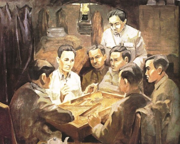 Hội nghị thành lập Đảng Cộng sản Việt Nam năm 1930, Tổng Bí thư Trần Phú ngồi ở bìa trái