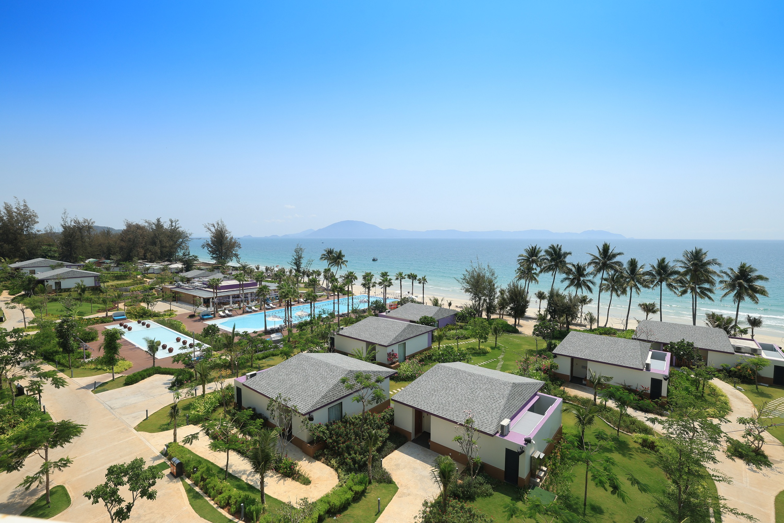 TTC Van Phong Bay Resort với những mảng xanh làm điểm nhấn thu hút khách
