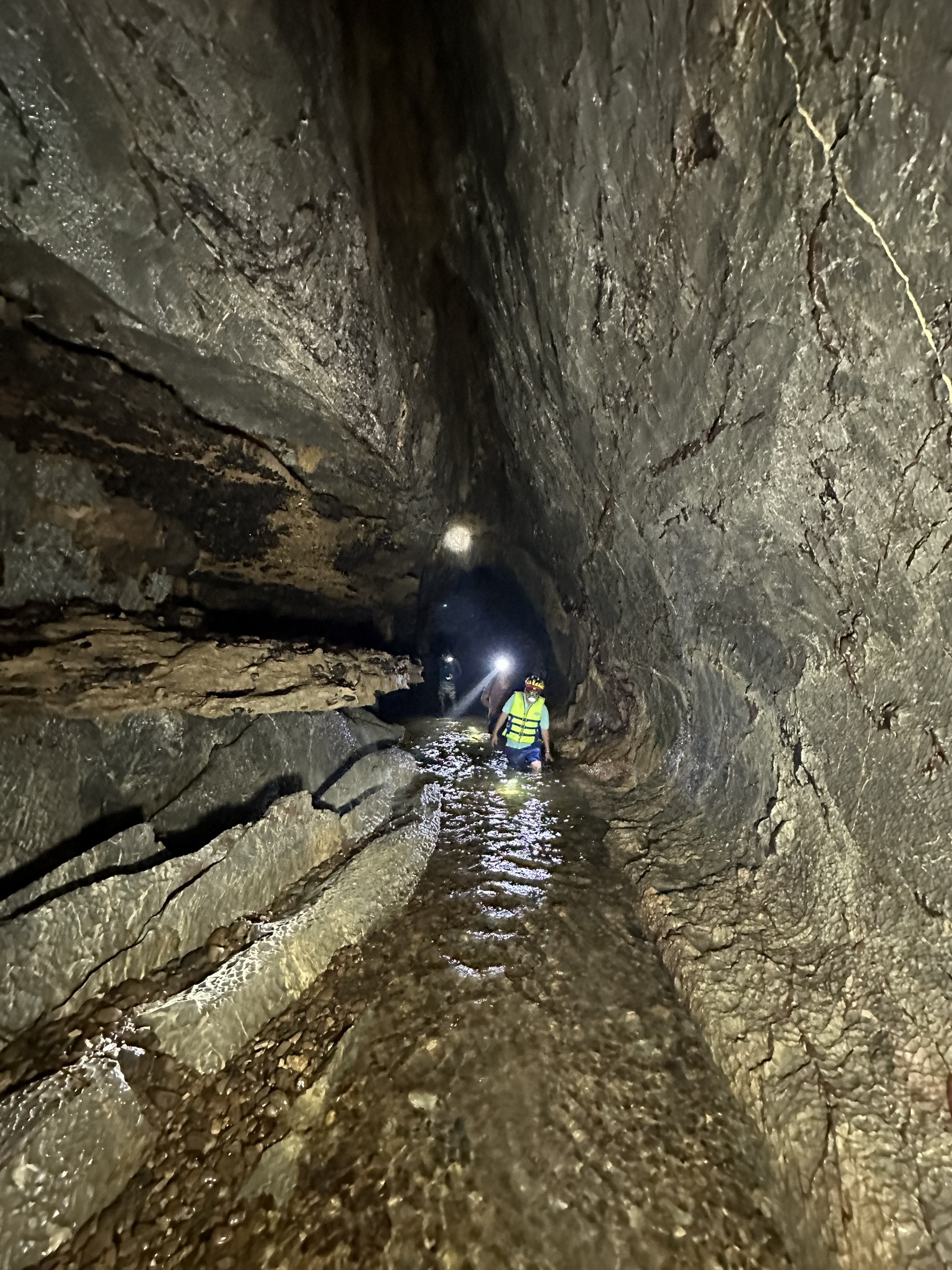 À l'intérieur de la grotte récemment découverte se trouve un « rideau ...